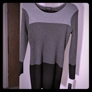 Grey sweater dress NWT